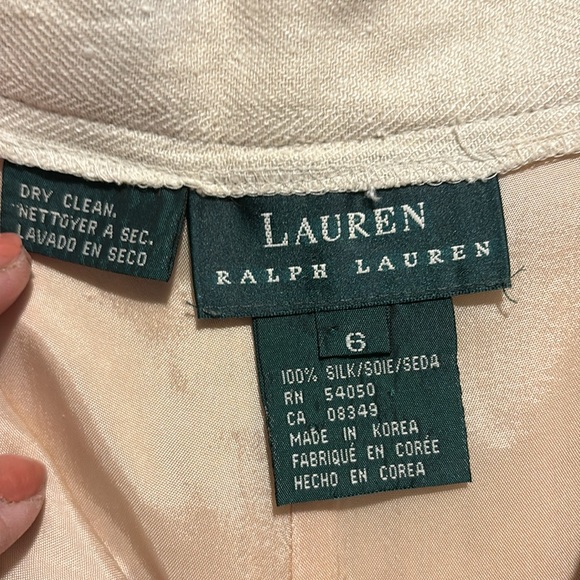 Awesome Vintage, Raw Silk, Ralph Lauren Pants - Picture 4 of 8